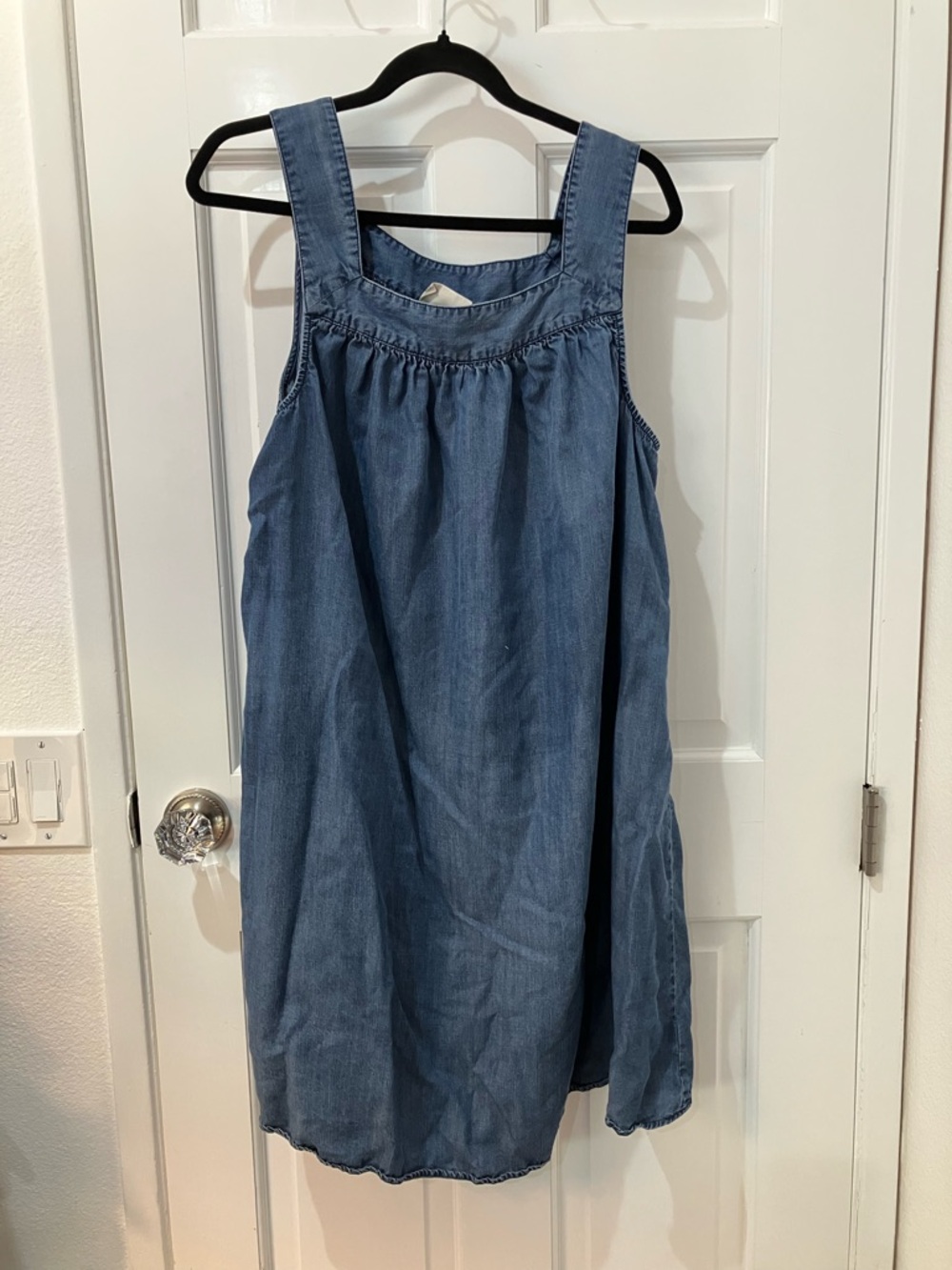 Universal Thread Chambray Midi Dress in Blue